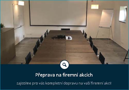 Osobní doprava - přeprava na firemní akce.