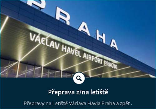 Osobní doprava - Přeprava na letiště a zpět.